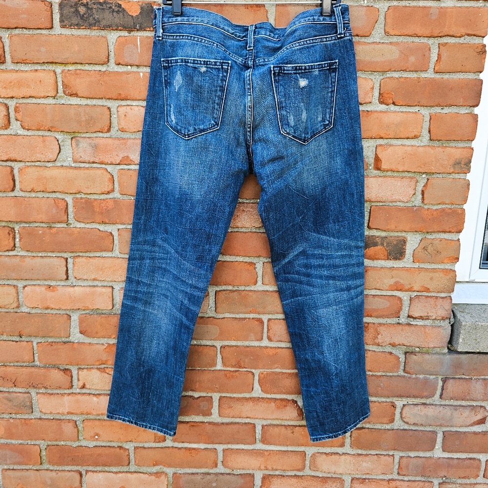 New Gap 1969 Patchwork Distressed Slim Boyfriend … - image 4